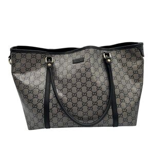 Gucci Black and Gray Signature Tote | Good Condition